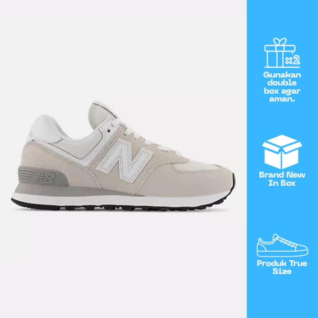 Sepatu Casual / New Balance 574 - LIGHT GREY ML574EVW