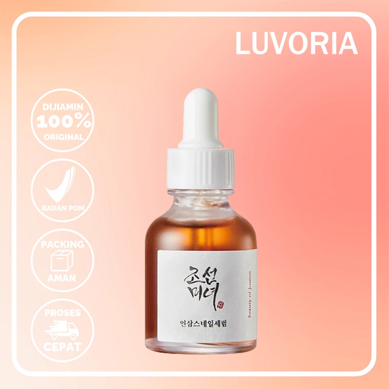 Essence Peremajaan Kecantikan Korea: Ginseng + Lendir Siput 30ml