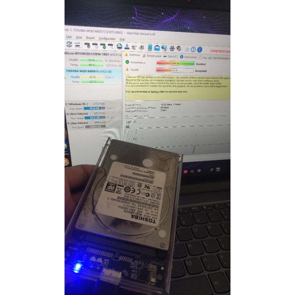 hdd laptop 750gb