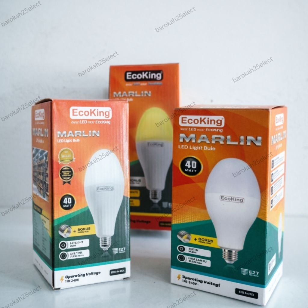 ECOKING LAMPU LED MERCURY MARLIN 40 WATT