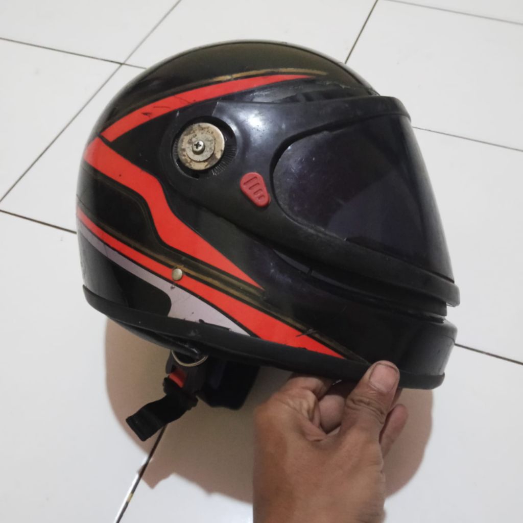 helm vigano full face jadul 70s