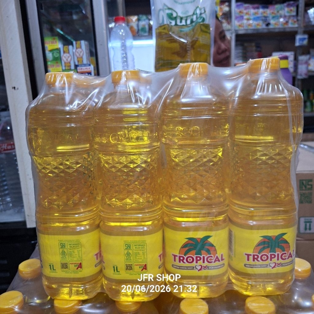 Minyak Goreng | Tropical | 1 Krat | 1  Liter