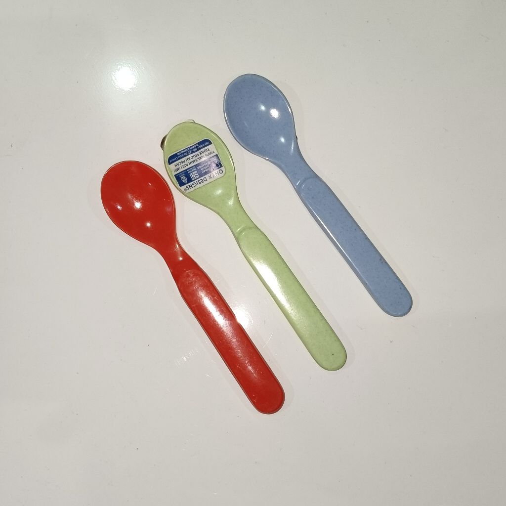 SENDOK BAYI MELAMINE 7004 ONYX - Sendok bayi melamine merk onyx