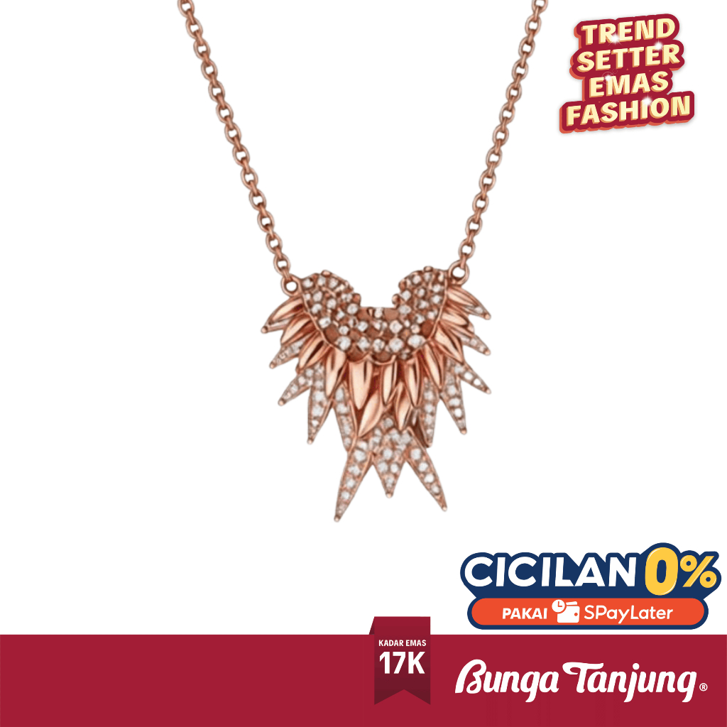KALUNG BUTTERFLY - EMAS 17K - BUNGA TANJUNG