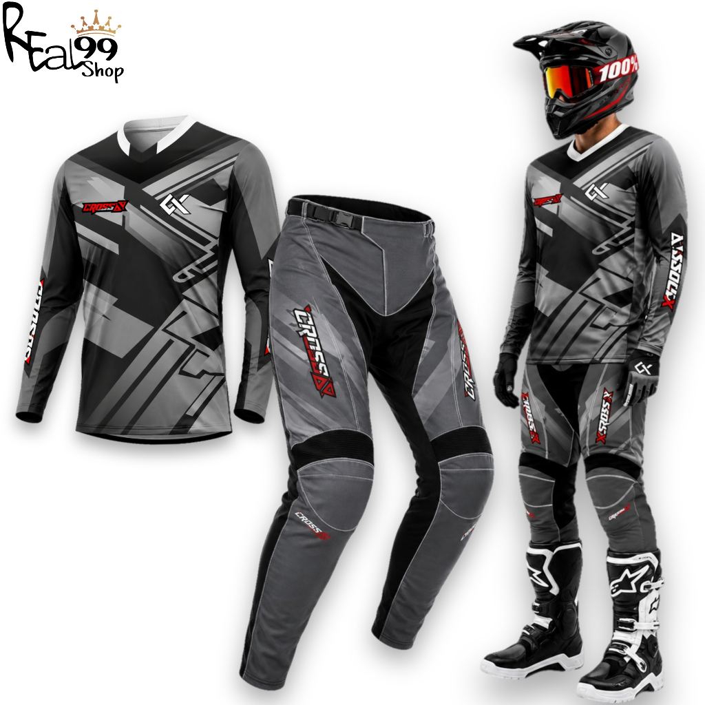 Set jersey celana cross trail Jerset motocross custom