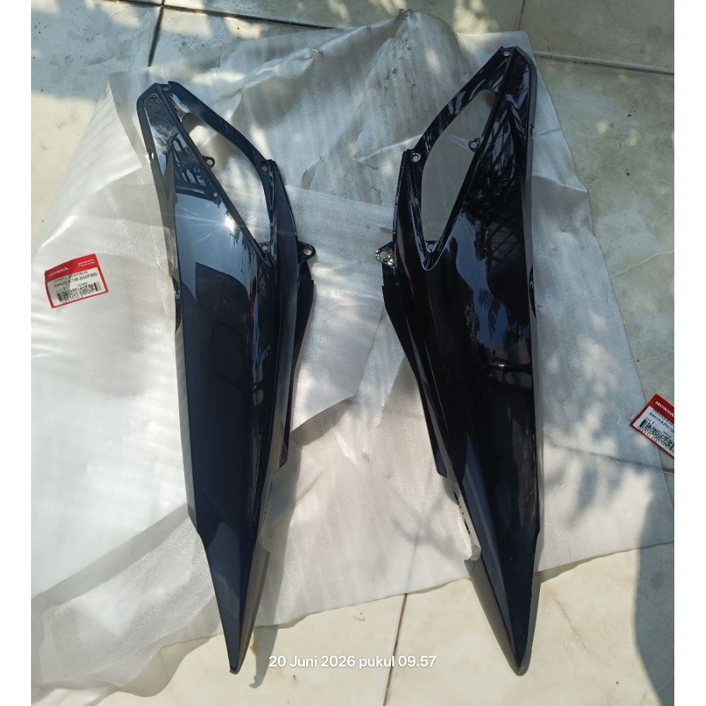 cover bodi belakang kanan kiri Honda Supra x 125 old lama original AHM 64420 64410 KTM kph 850 700 F