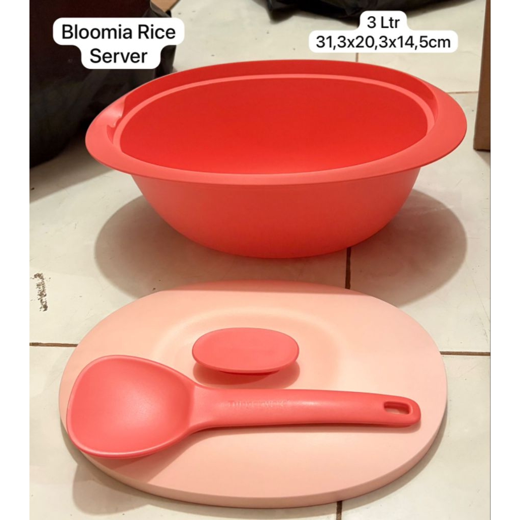 RICE BLOSSOM TUPPERWARE/TEMPAT NASI PRASMANAN/TEMPAT NASI/NASI/PRASMANAN/TUPPERWARE