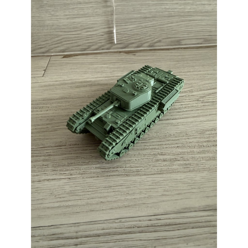 Churchill Crocodile, scale 72, 3d printed tank, diecast militer