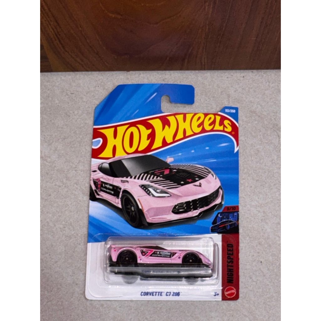 Hotwheels Corvette C7 pink