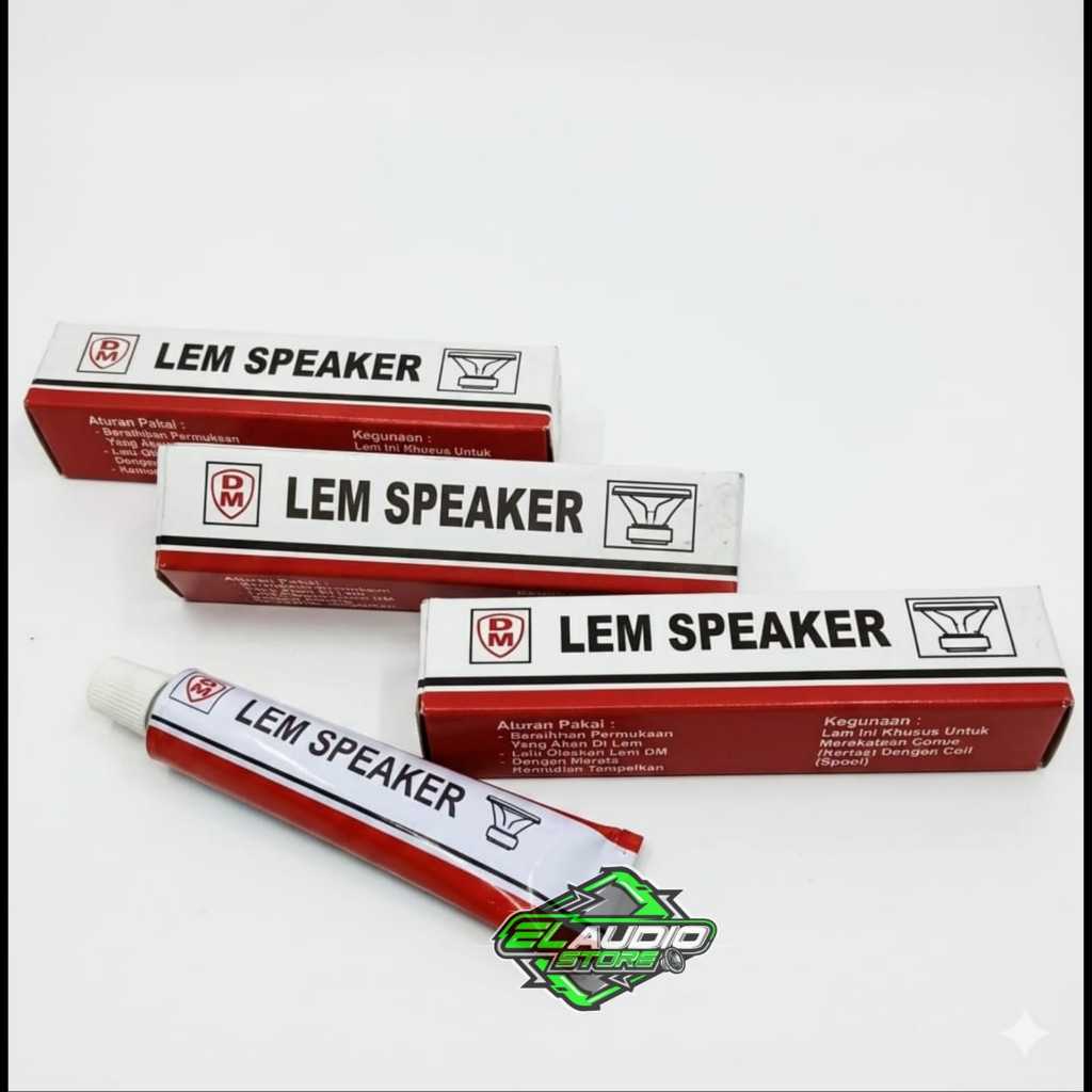 Lem Spiker DM / Glue For Speaker Merk DM / Lem Perekat Daun Speaker, Spool, Dust Cup Kualitas Bagus