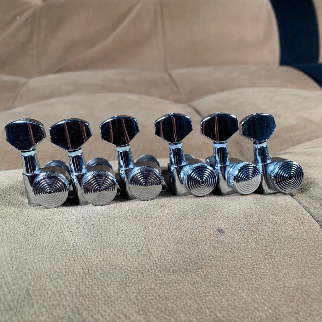 locking tuner dryer gitar locking crome 6 inline kanan soloking
