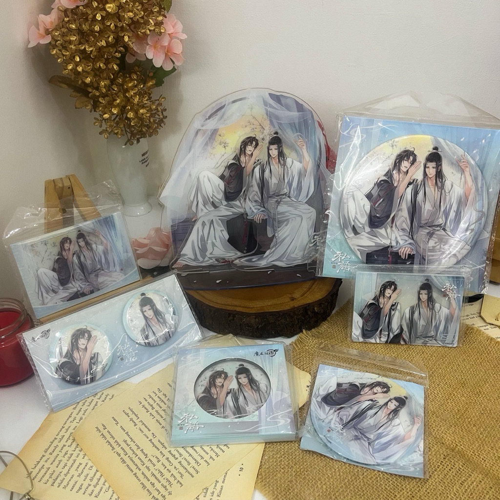 READY STOCK OFFICIAL Namanshe x MDZS Mo Dao Zu Shi Lan Wangji Wei Wuxian Wangxian Lan Zhan Wei Ying 