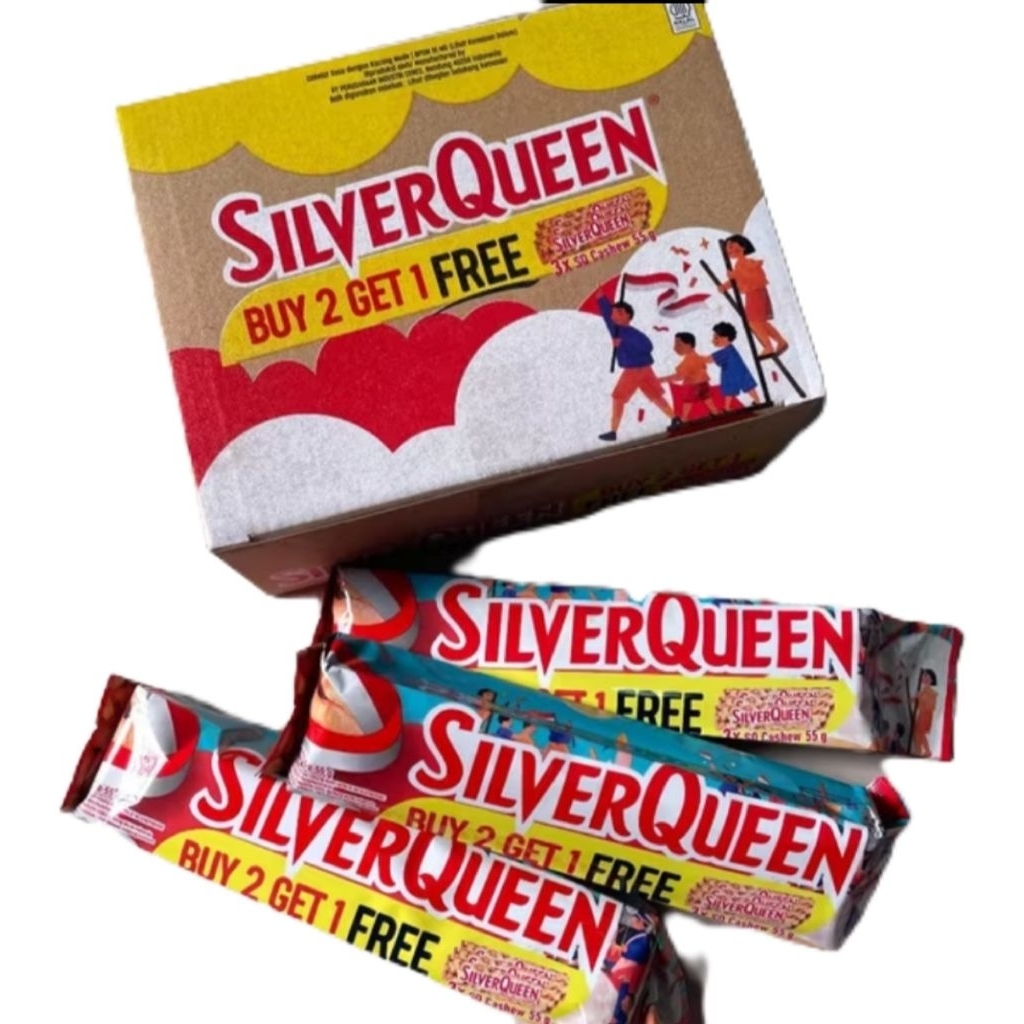 silverqueen cokelat 52gr besar specialpack X10pcs exp terbaru
