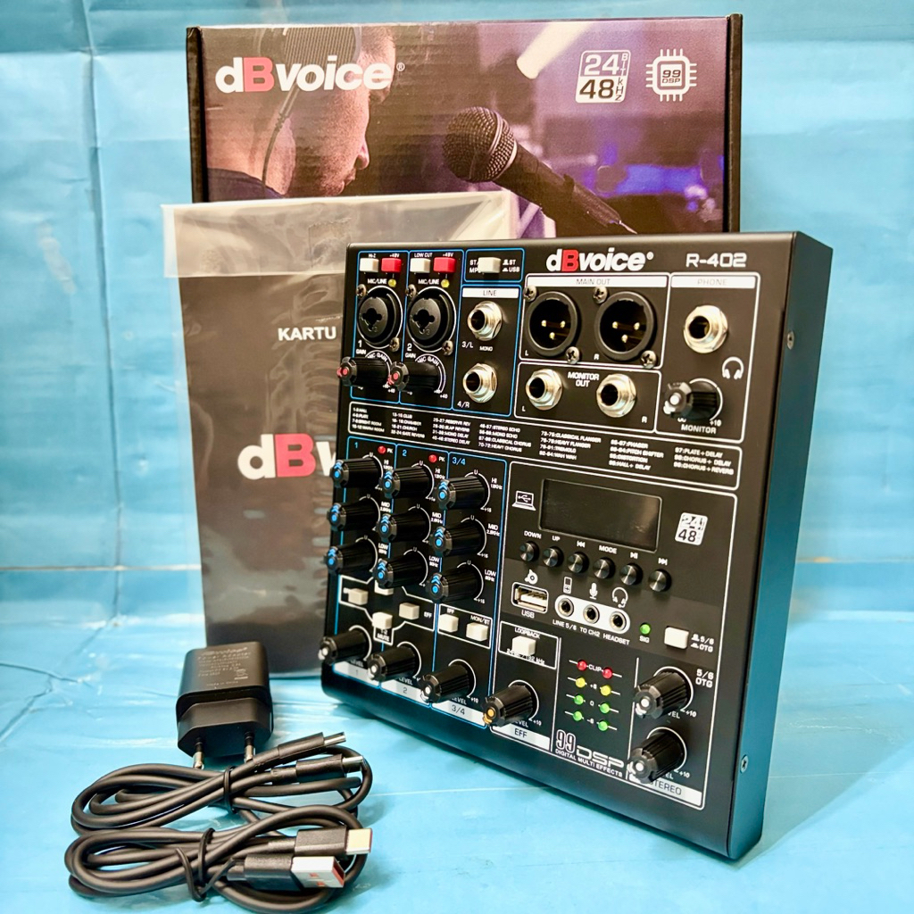 Mixer dB Voice R402 Original 4 Channel DbVoice R 402