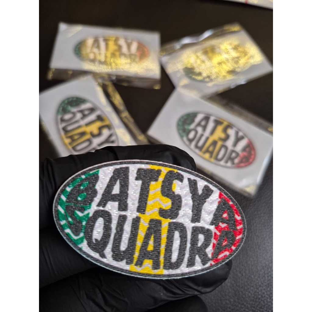 Patch abel custom bahan silikon rubber karet tatami PVC buat label merk logo tas kantong topi dan ja