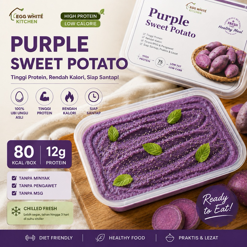 Ubi Ungu Purple Sweet Potato | Ubi Ungu Kukus | Cemilan Ubi Ungu | Ubi Ungu Low Calorie | Ube Sweet 
