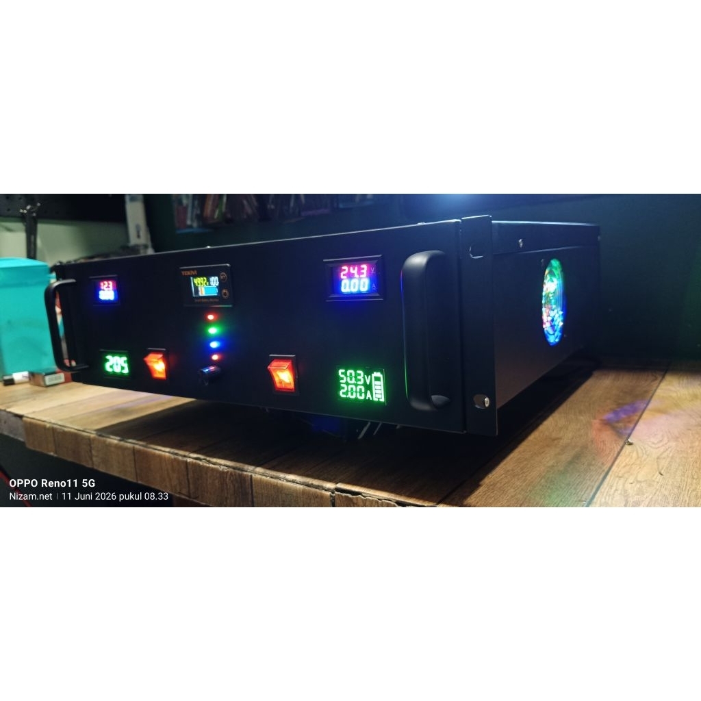 UPS full DC dengan input batre 48v