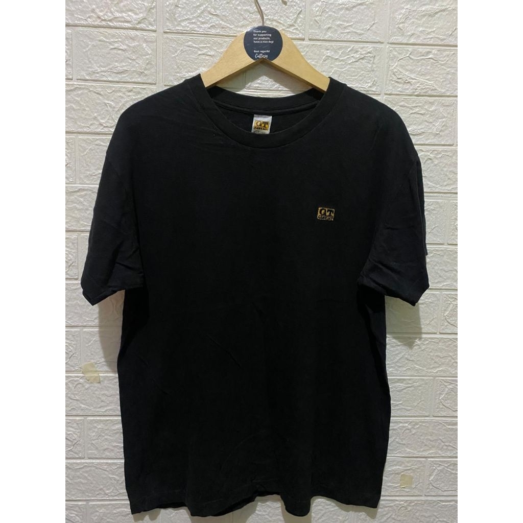 kaos katun GT HAWKINS size L logo bordir