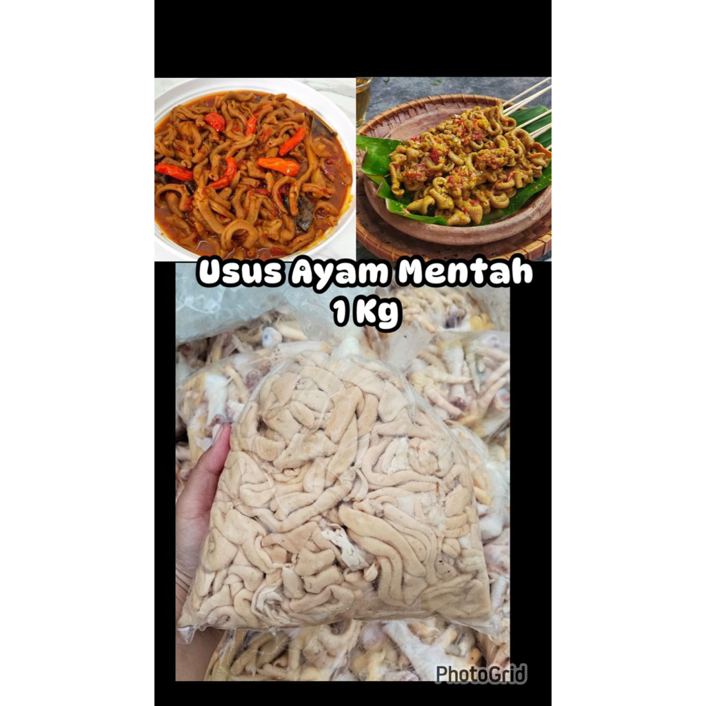Usus Ayam Mentah berat 1 kg