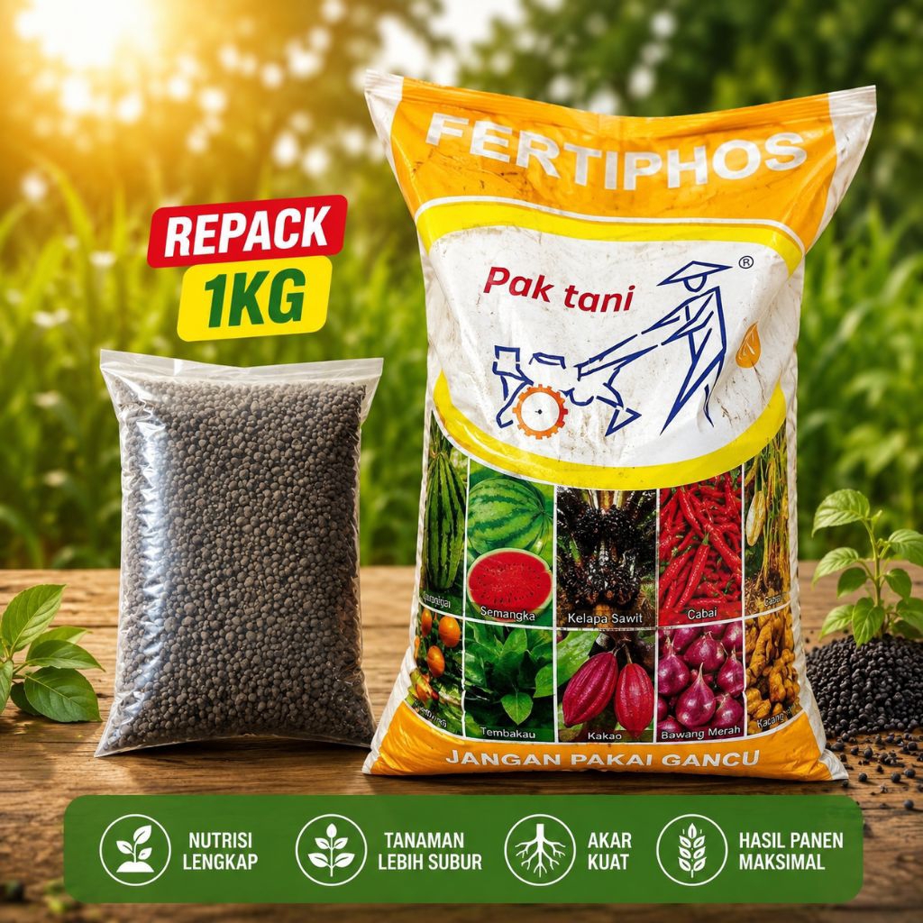 Pupuk Fertiphos Original Pak Tani, Repack