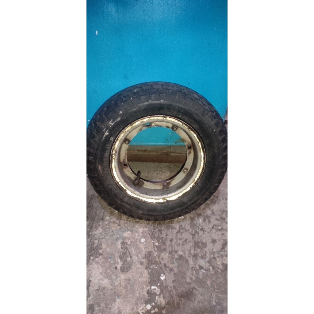 ban set vespa ring 8, pelek kaleng