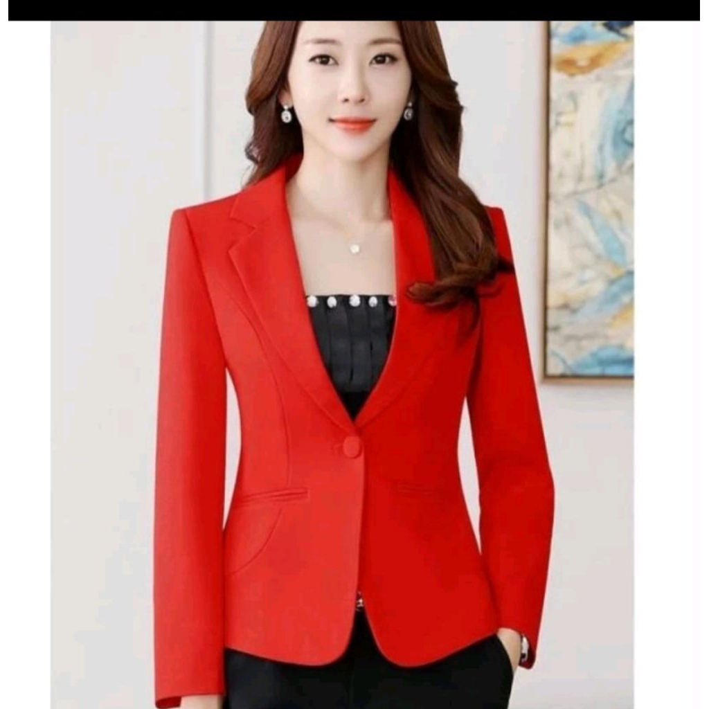 Jas - Blazer Kerja Wanita / Blazer Wanita Korea / Blazer Korea / Blazer Wanita Casual