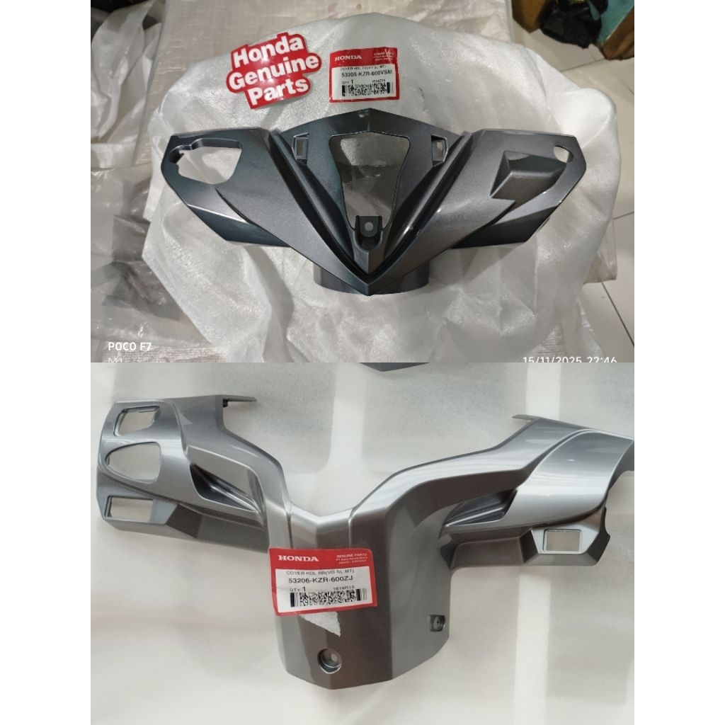 53205KZR600VSM & 53206KZR600ZJ / BATOK DEPAN BELAKANG VARIO 125 KZR SERI WARNA VSM