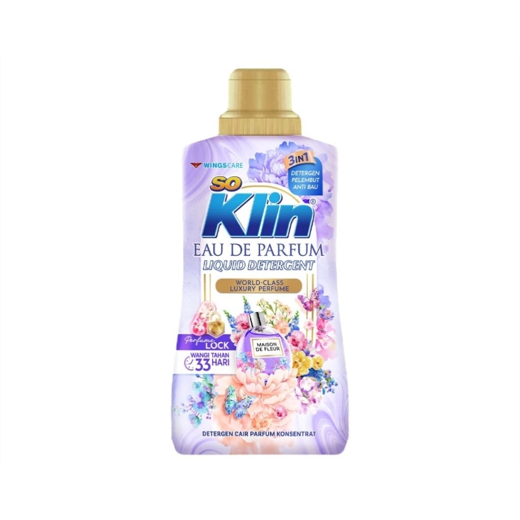 So Klin Deterjen Cair Eu De Parfum Maison De Fleur 700ml