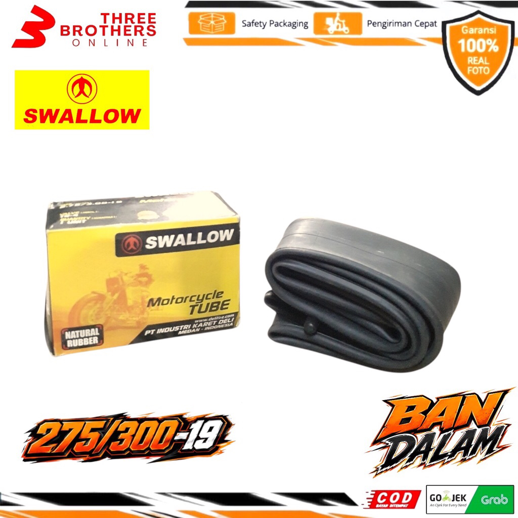 Ban dalam motor ukuran 275/300 ring 19 swallow