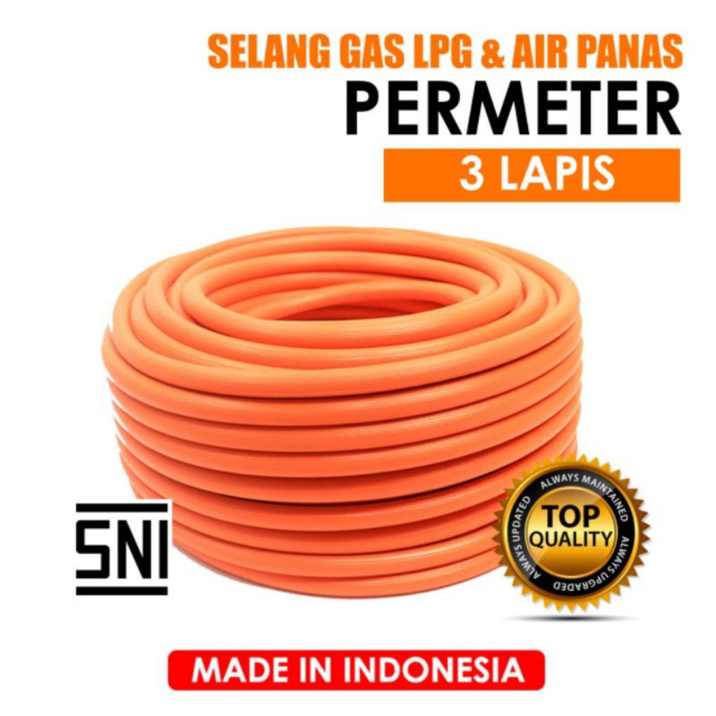 Selang Gas LPG Meteran 3 Lapisan