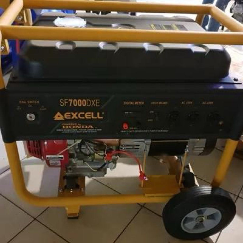 Genset honda excell 5000 - 5500 watt sf 7000 dxe