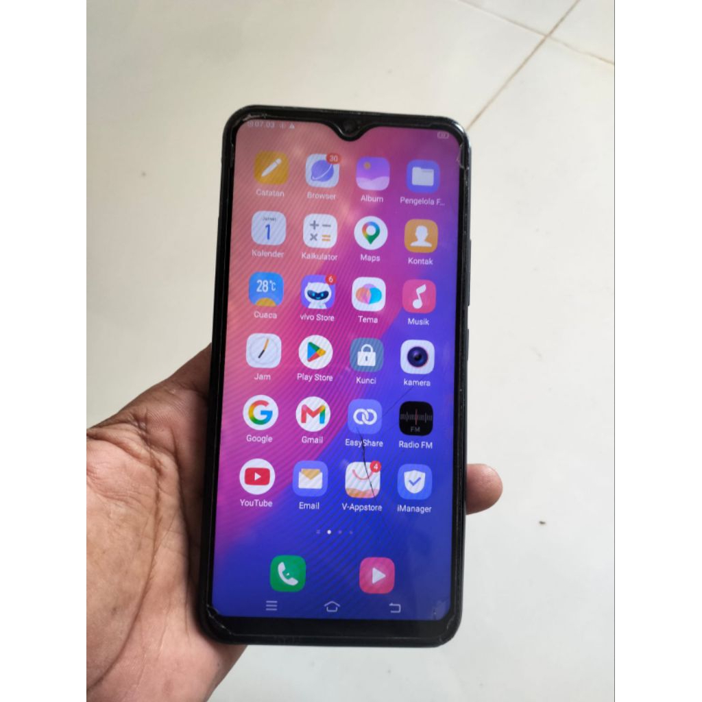 hp vivo y15 minus lcd ram4/64