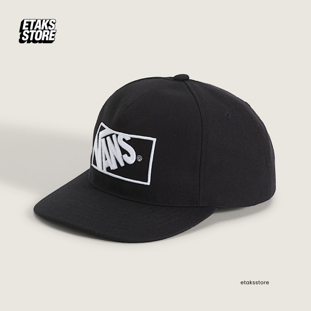Topi Vans Formula Snapback Hat Black White  | Snapback Hat Cap Trucker | Navya GMG | Original Resmi
