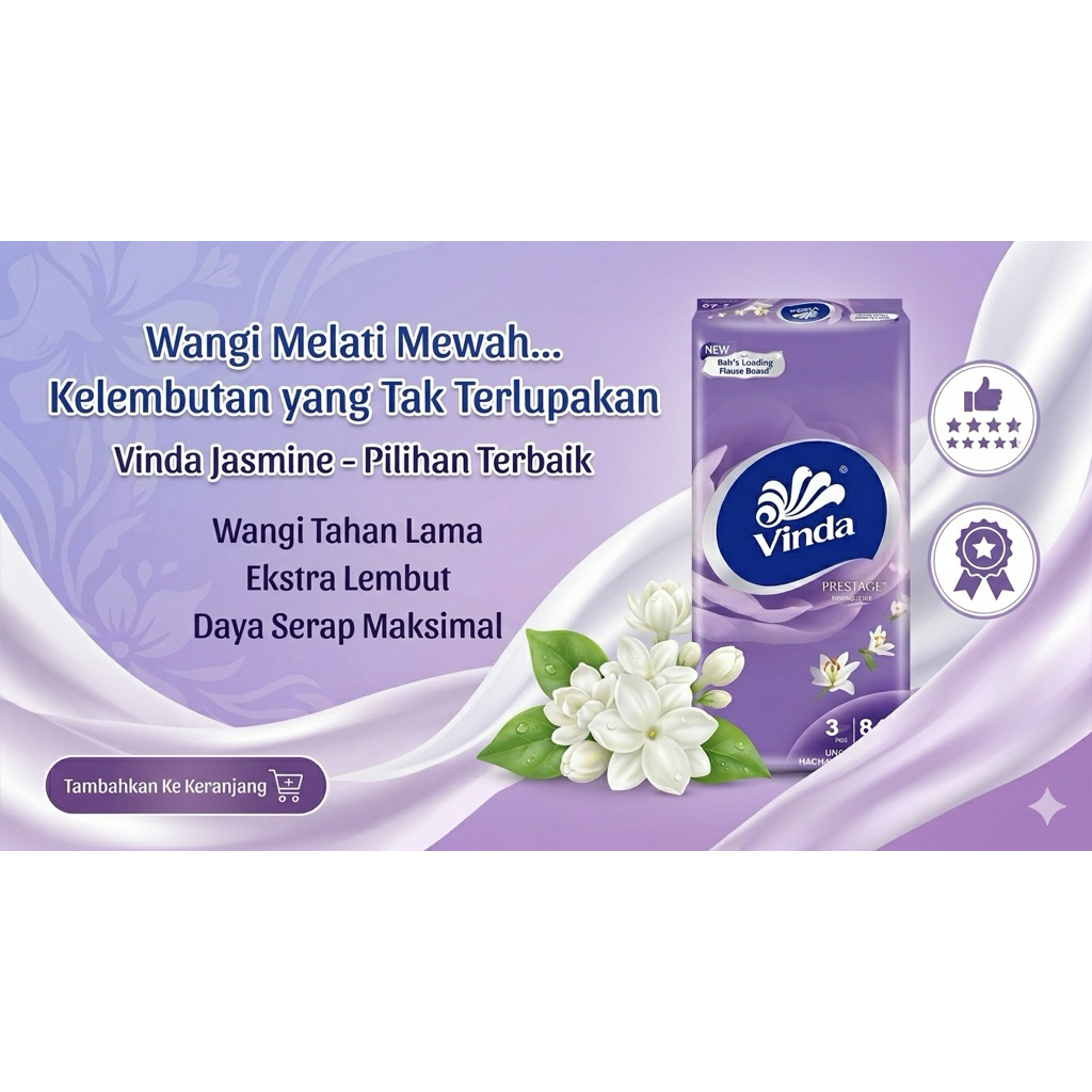 PAKET PROMO 4PCS VINDA 840 TISSUE VINDA 3PLY