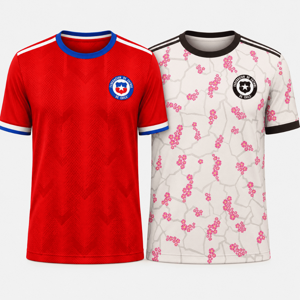 Jersey Chile Home Away Piala Dunia 2026 2027 Full Printing