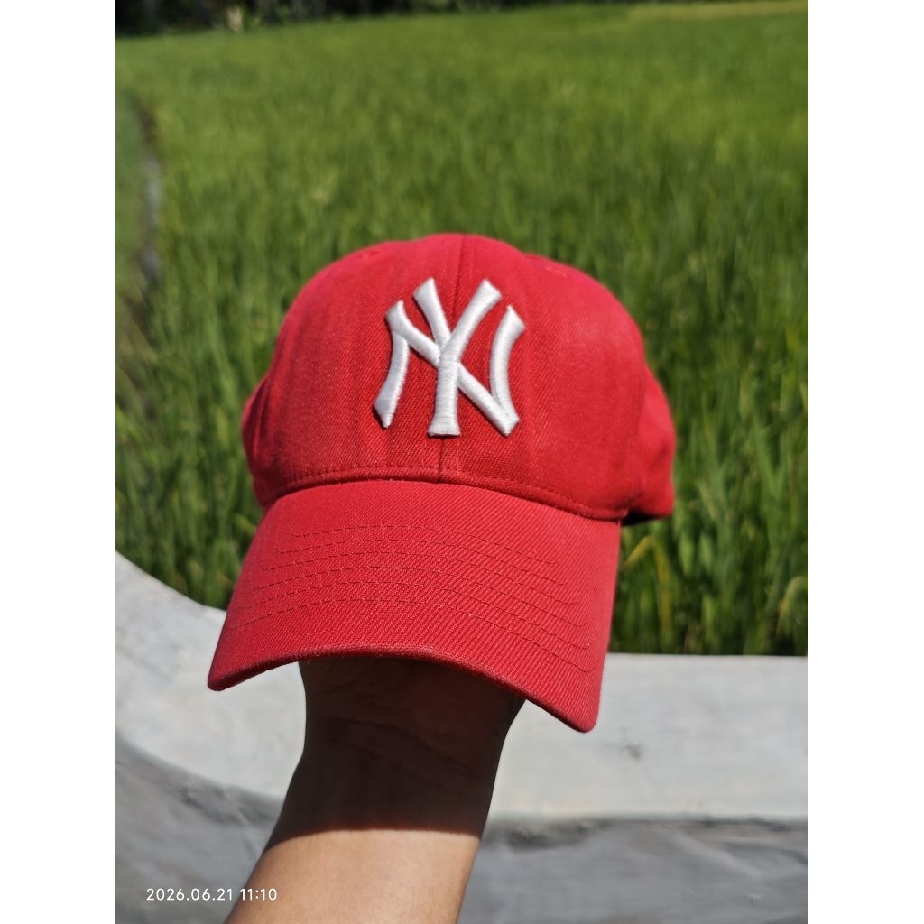 Topi Baseball MLB CAP RED YANKEES SIZE XS S