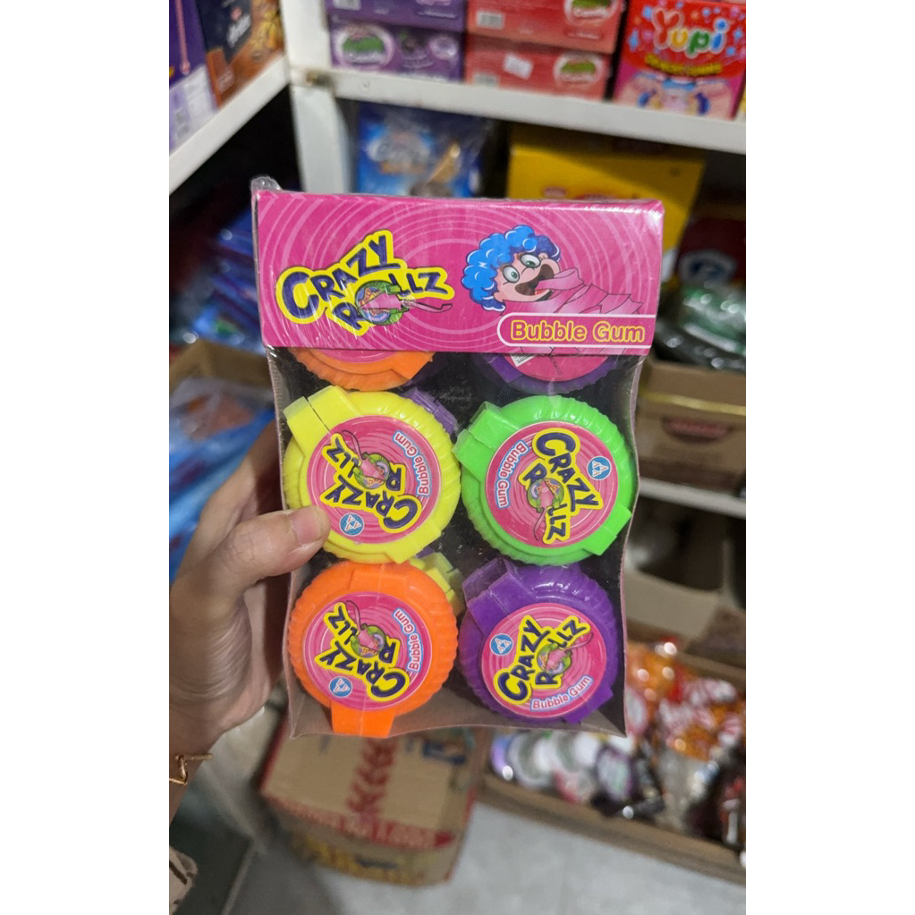 Crazy Rollz Bubble Gum x 30pcs
