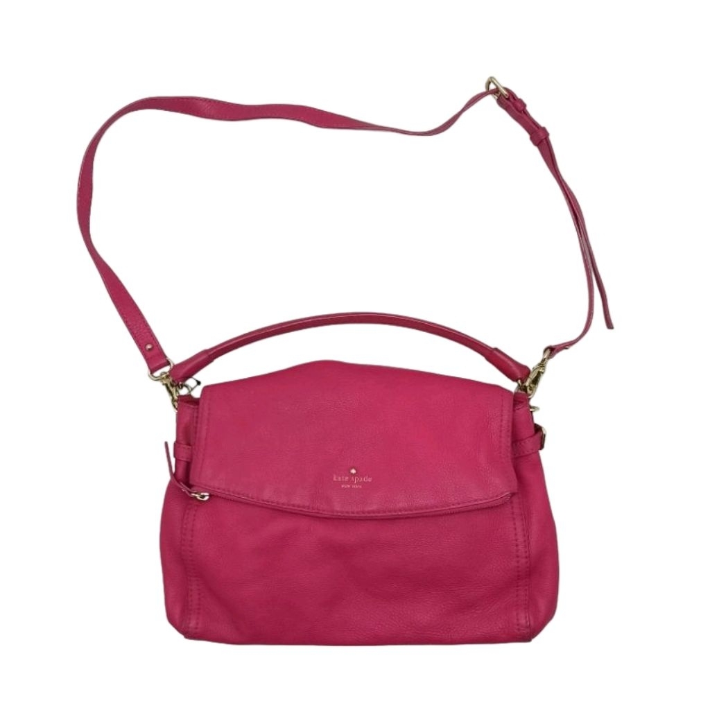 Preloved Kate Spade cobble hill minka warna fuschia murah