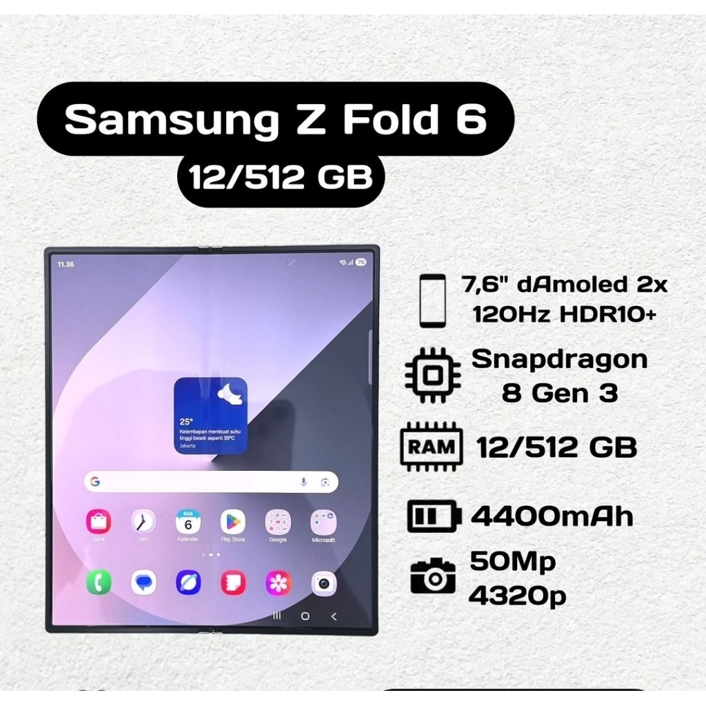 Samsung Galaxy Z Fold 6 12/512 GB Second