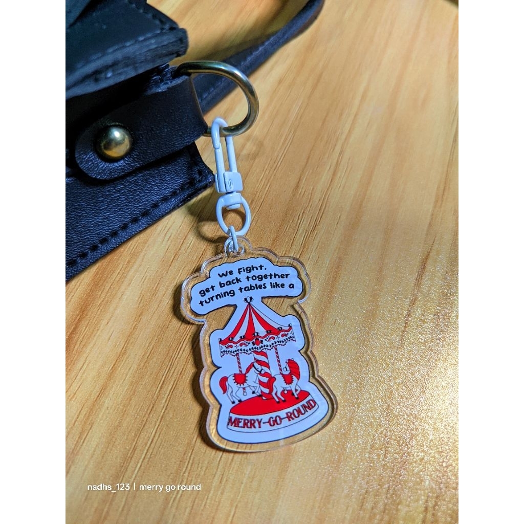 [Ready Stock] Keychain Lirik eaJ Park - Lyrics eaJ Park