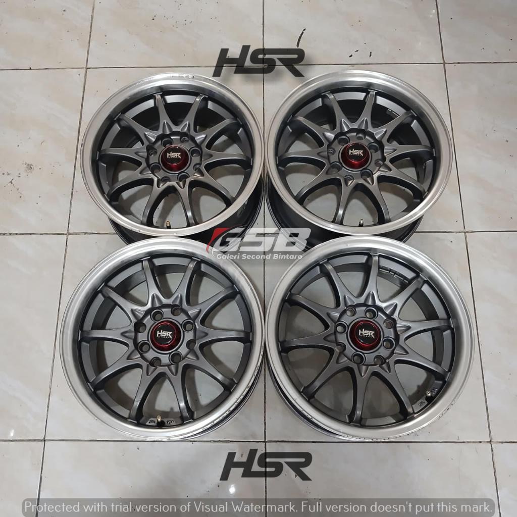 VELG CE28 R15 X6,5 4X100 ET35 G/P + BAN BARU ACC PHI 195 55 R15