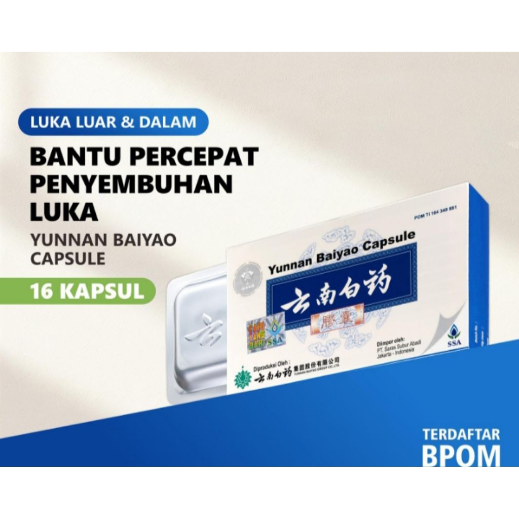 YUNNAN BAIYAO CAPSULES YUNNAN BAIYAO KAPSUL