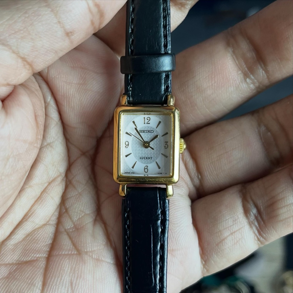Vintage Seiko Tank Lucent 1980 Ladies