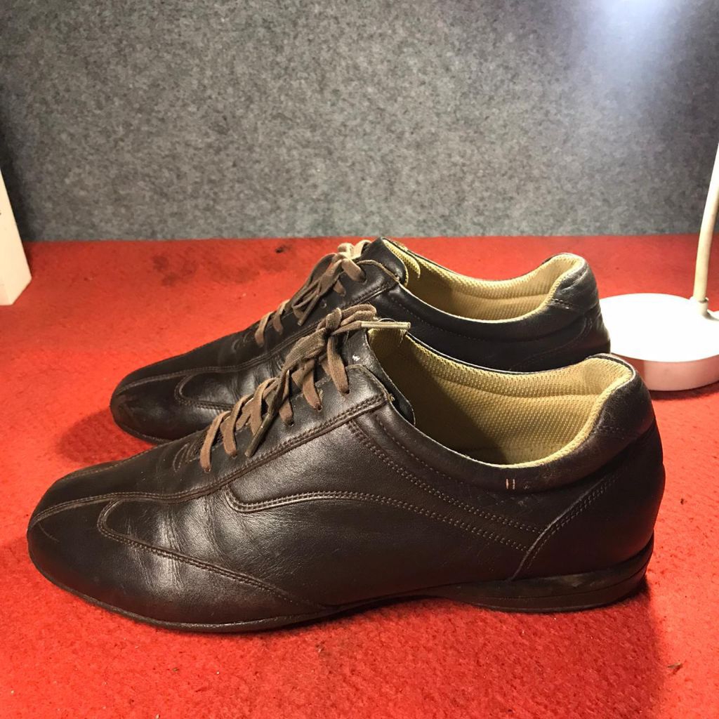 Sepatu kulit pria Hawkins sport second size 41 besar.