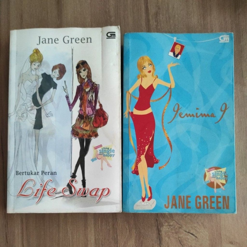 Novel Jane Green Jemima Jones, Life Swap Preloved