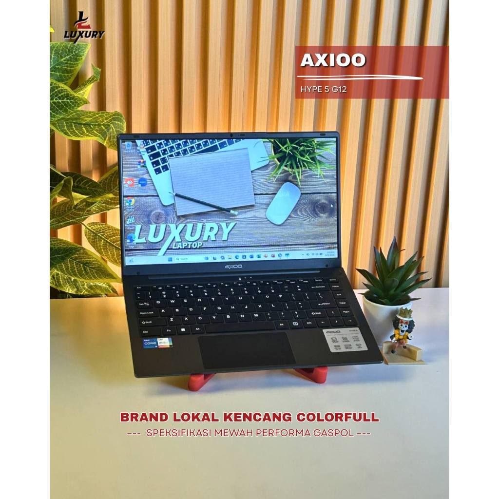 LAPTOP AXIOO HYPE 5 G12 12TH GEN INTEL CORE I5 SSD 256GB RAM 16GB DDR4 SECOND
