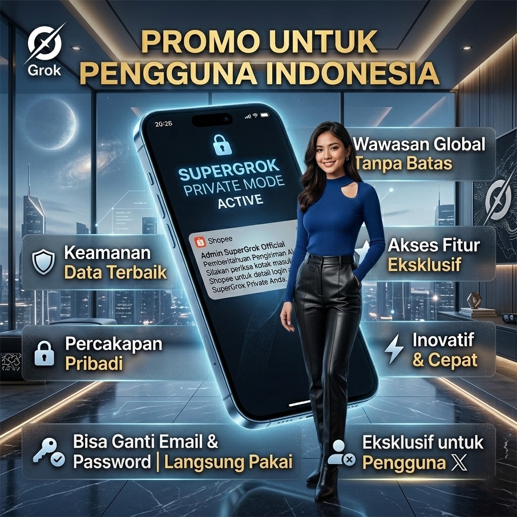 GROK SUPER PREMIUM SUPER GROK FULL FITUR 1 BULAN