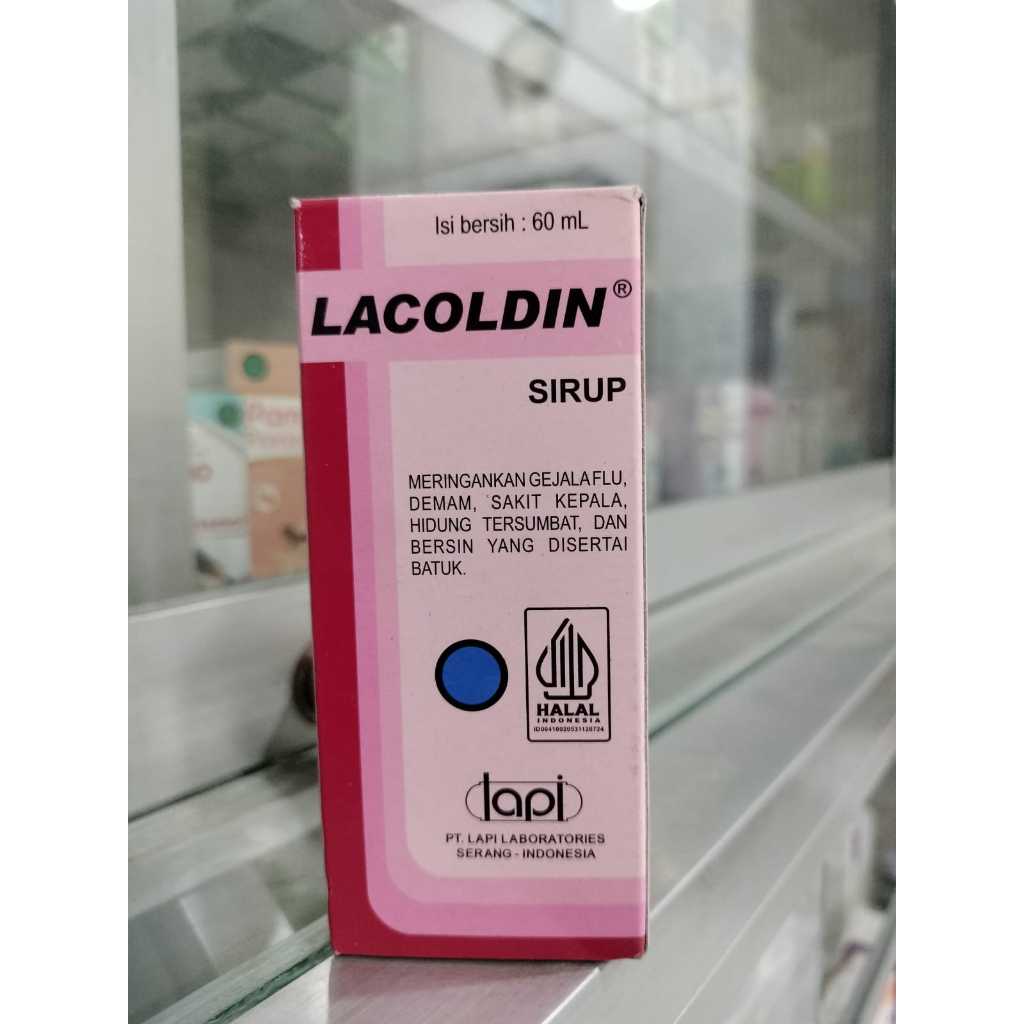 lacoldin syrup 60 ml meringankan gejalabatuk flu hidung tersumbat