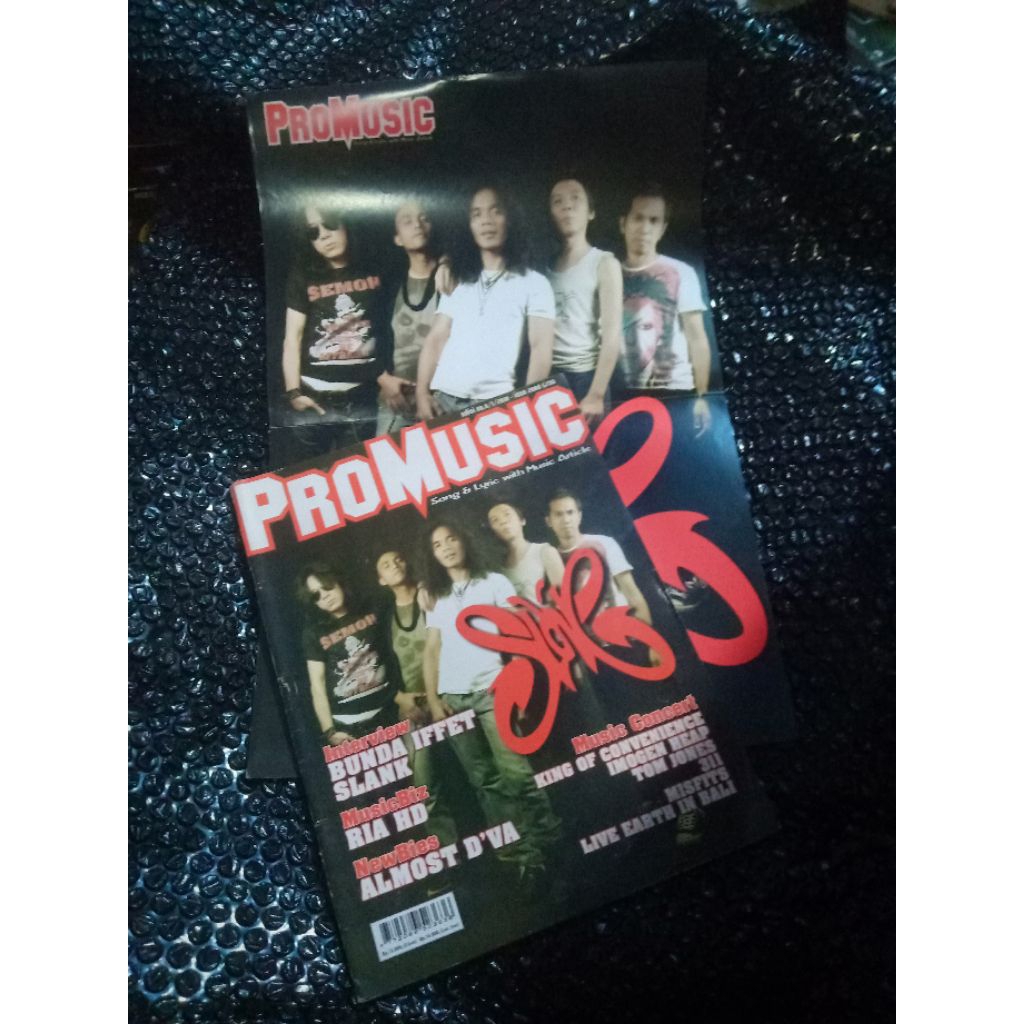 Majalah Pro Music Th.2010 Cover Slank (Bonus Poster Slank)
