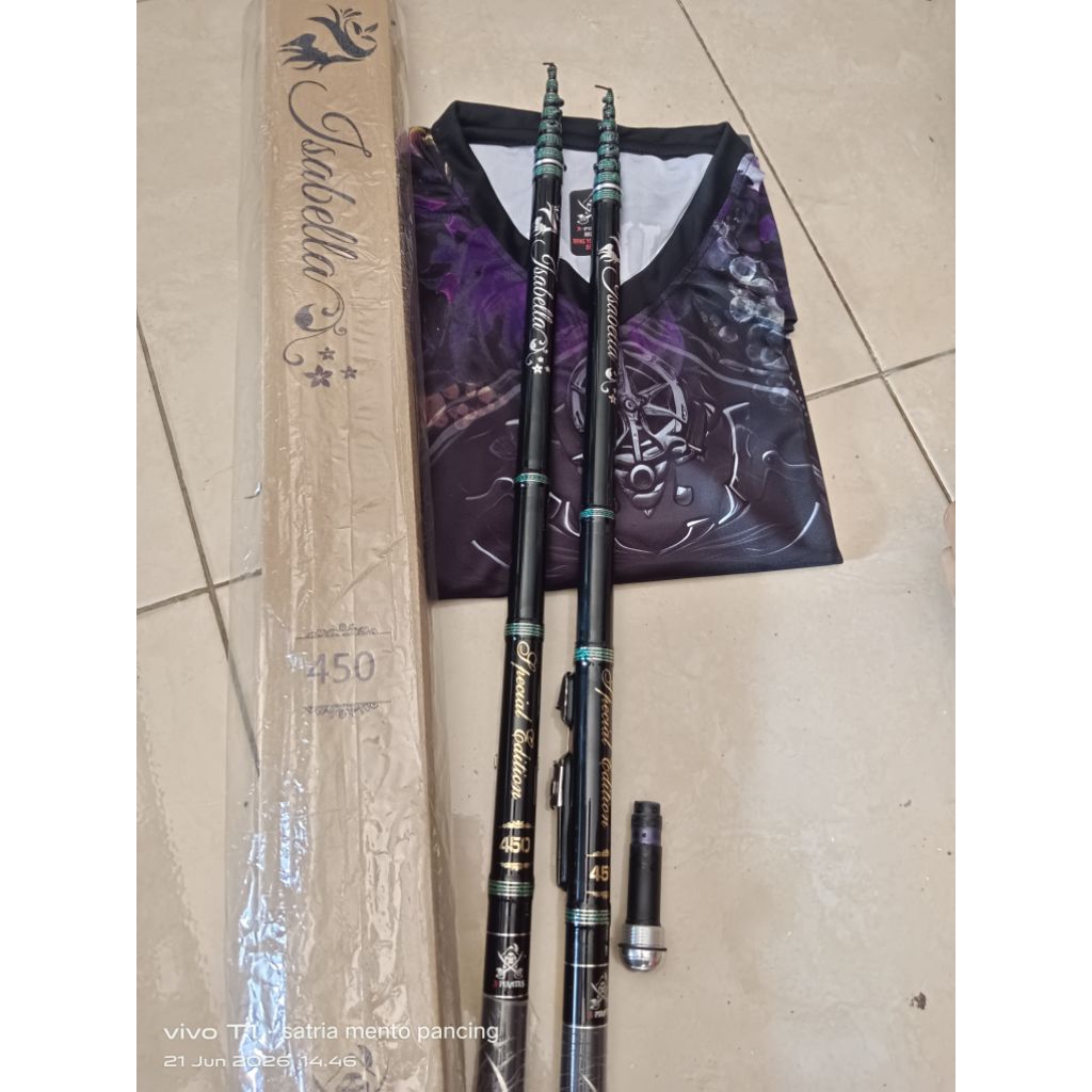 expirates isabela pj 450 cm. kolong zom atas bawah bonus jerse